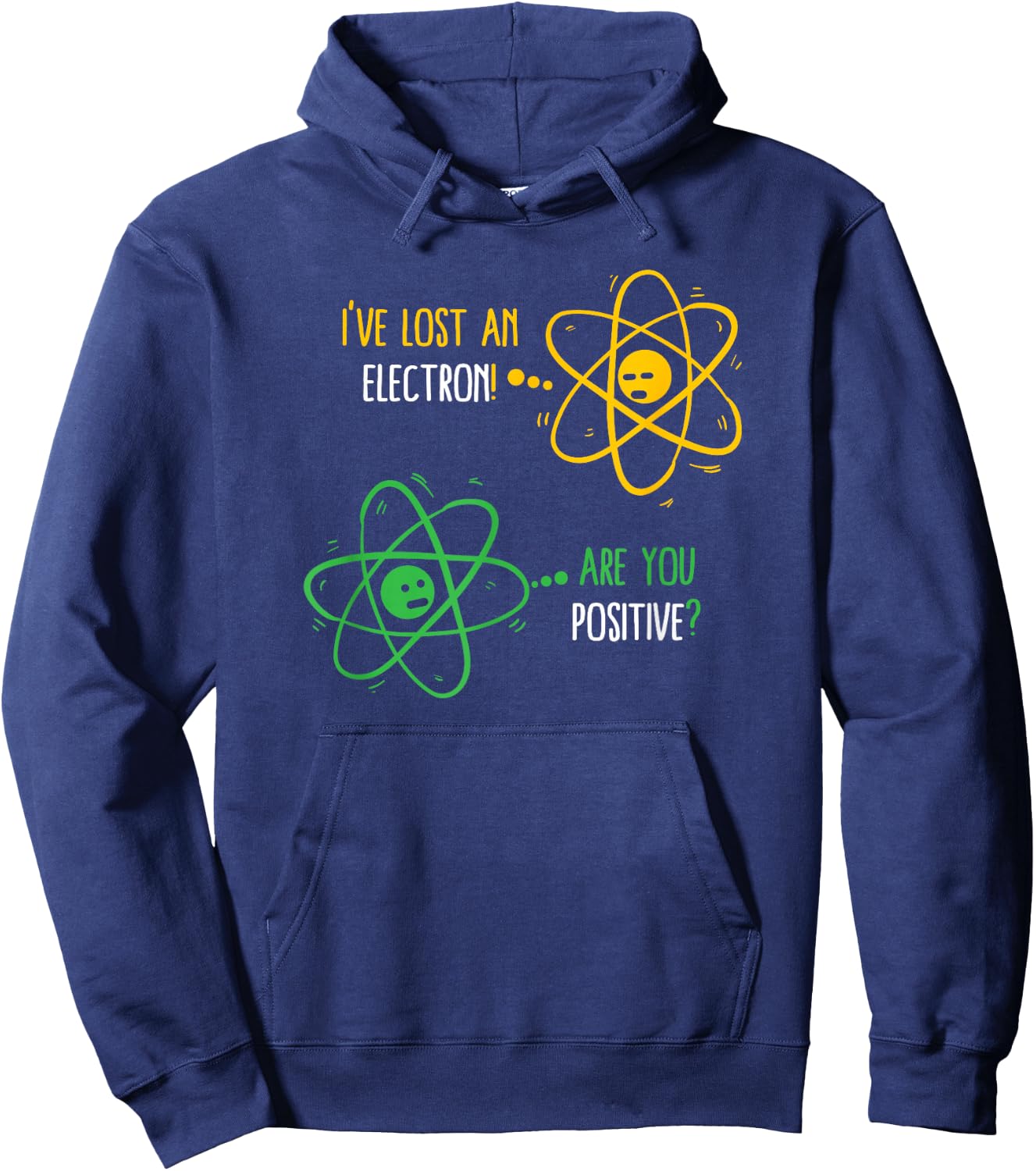 Chemistry Science Chemist Student Atom Funny Hoodie - Hoodie | Navy