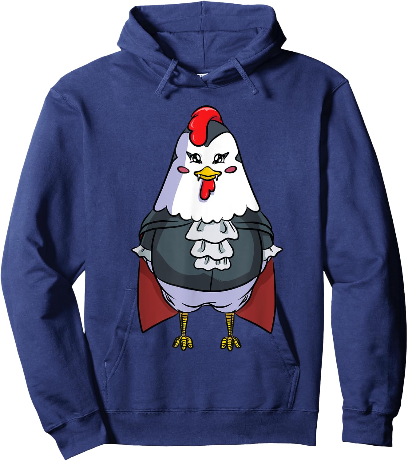 Chicken Vampire Costume for Halloween Chickens Hoodie - Hoodie | Navy
