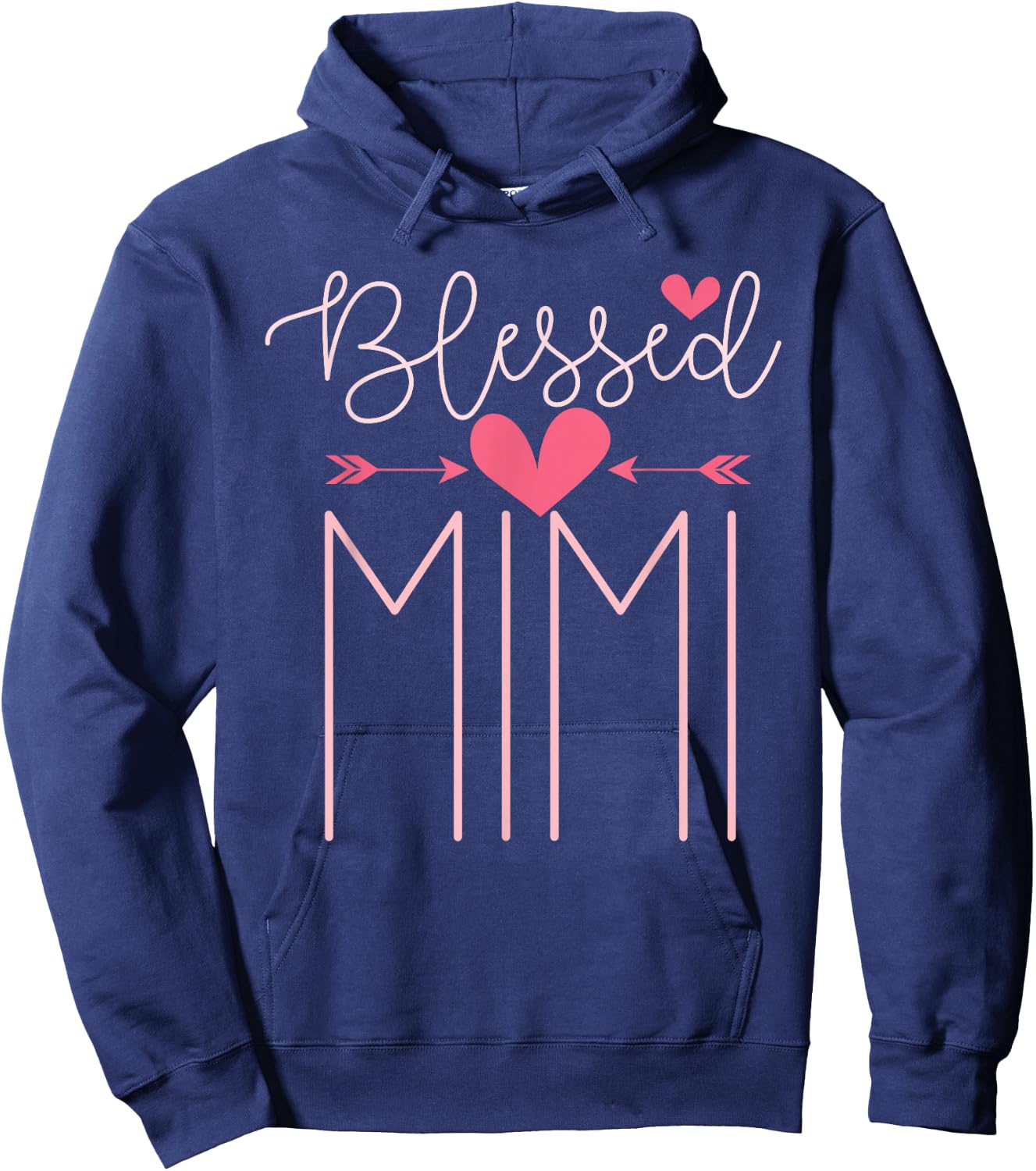 Blessed Mimi Mothers Day Grandparents Day Mimi Hoodie - Hoodie | Navy