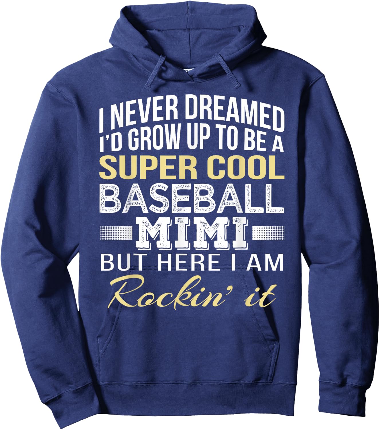 Baseball Mimi T Shirt Gift Hoodie - Hoodie | Navy