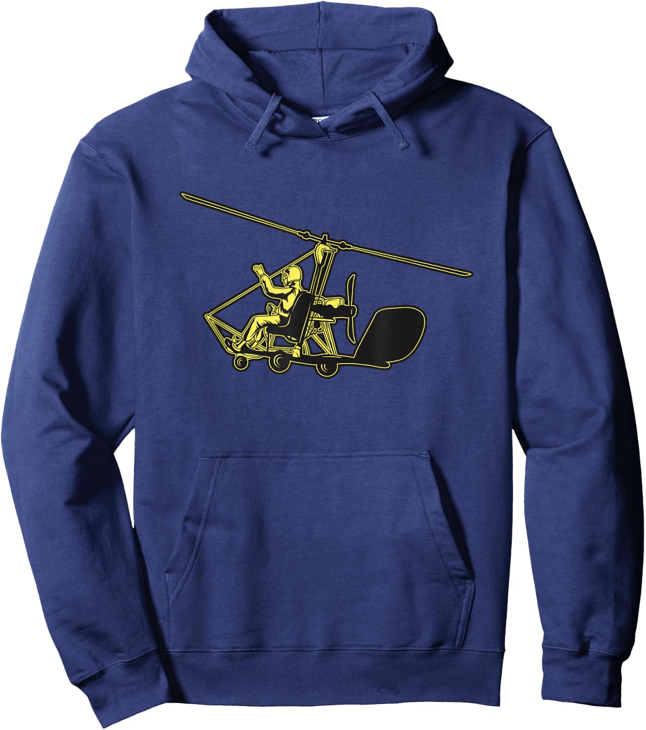 Gyrocopter gyrocopter gyrocopter Hoodie - Hoodie | Navy