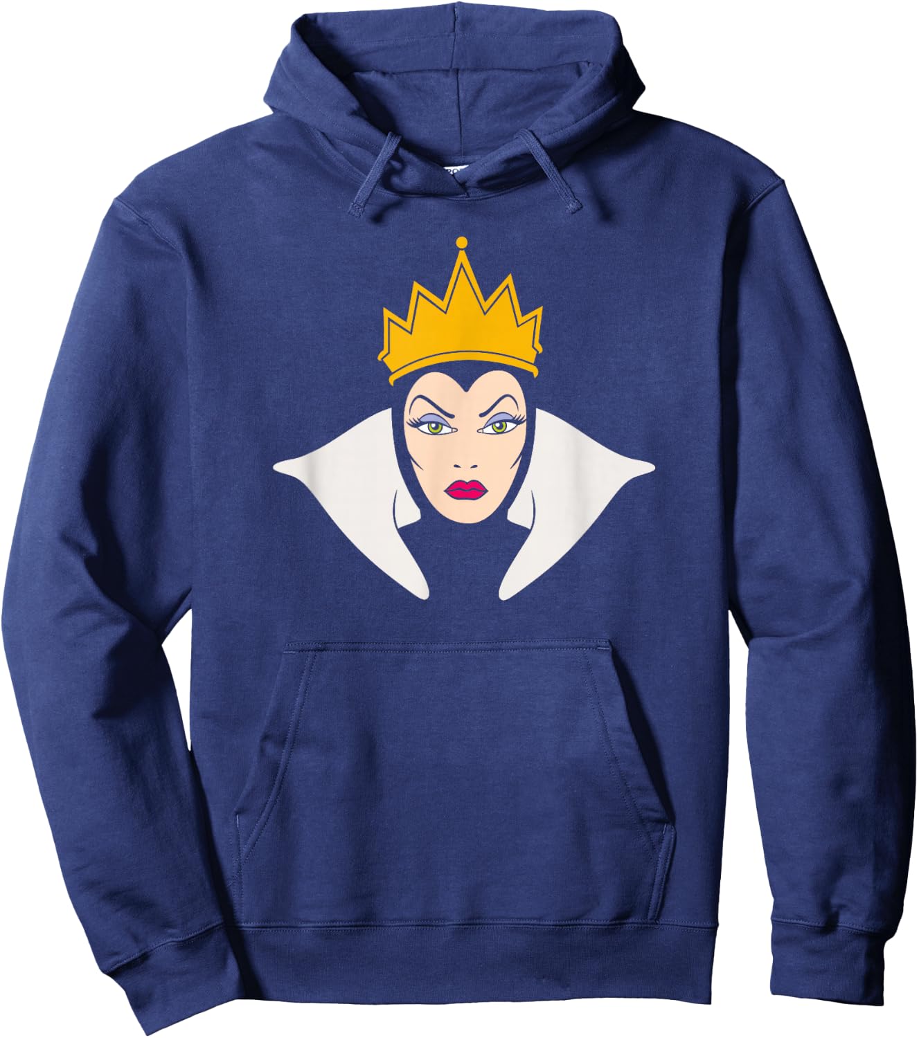 Disney Villains The Evil Queen Big Face Hoodie - Hoodie | Navy