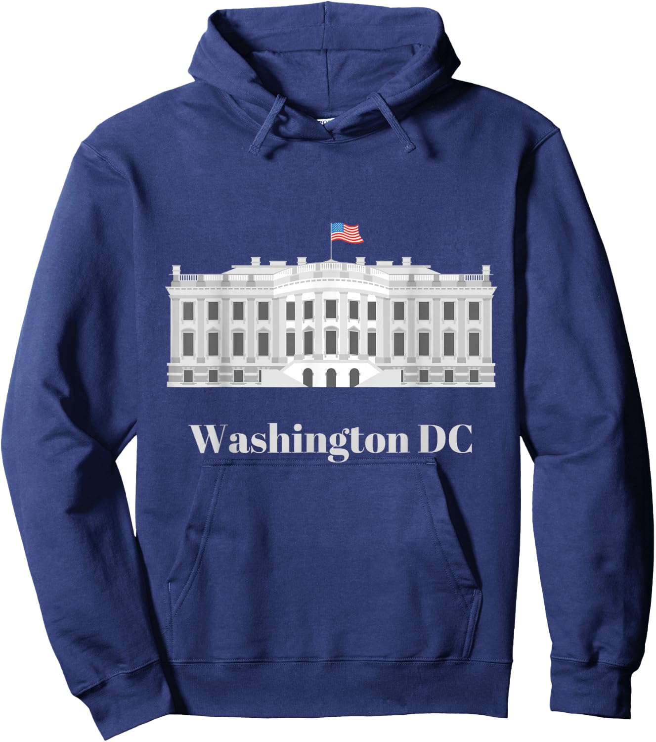 Washington DC White House Hoodie - Hoodie | Navy