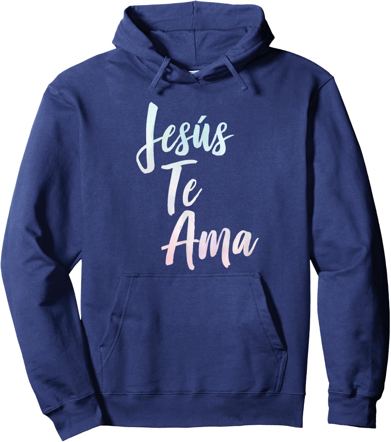Jesus Te Ama Spanish Christian Bible Hoodie - Hoodie | Navy