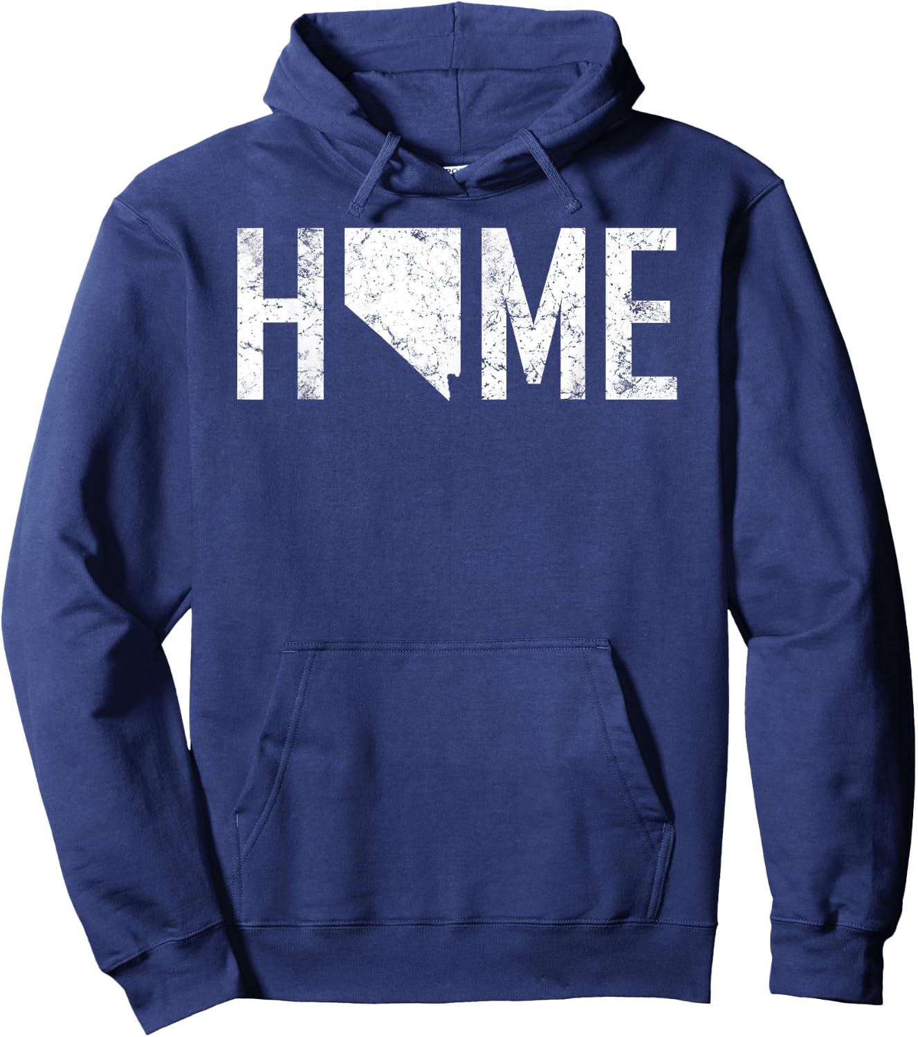 Retro Nevada Las Vegas is Home Hoodie - Hoodie | Navy