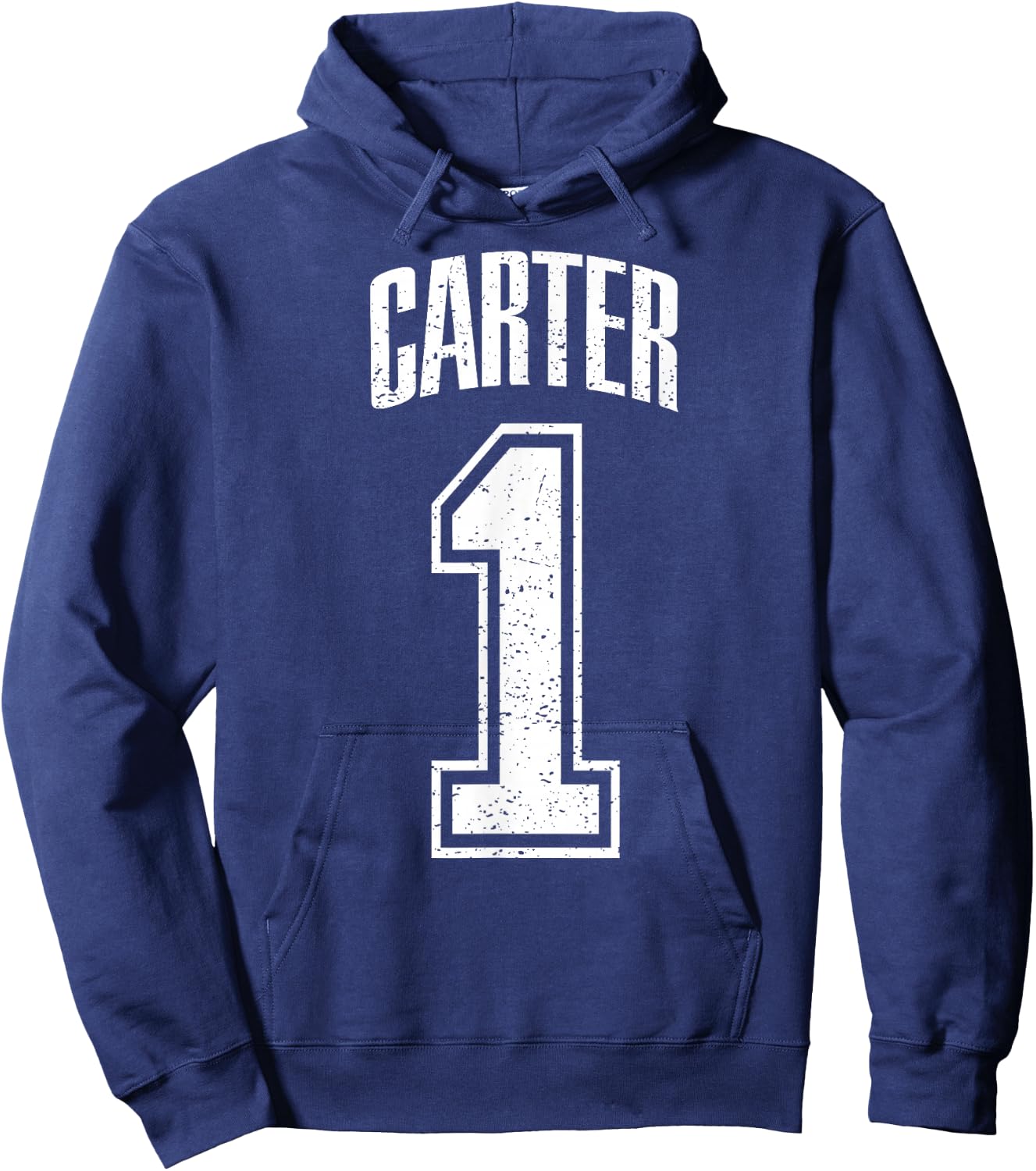 Carter Supporter Number 1 Greatest Fan Hoodie - Hoodie | Navy
