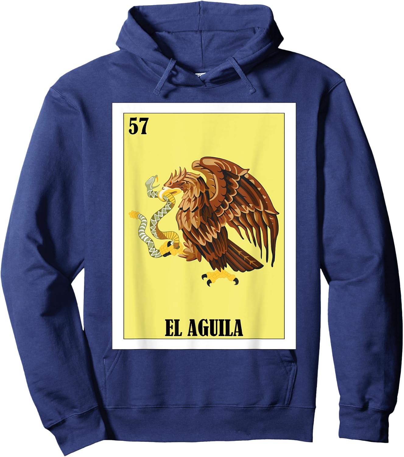 Funny Mexican Flag Design - El Aguila Hoodie - Hoodie | Navy