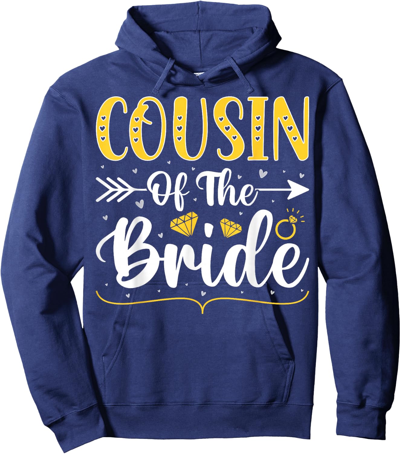 Cousin of the Bride Hoodie - Hoodie | Navy