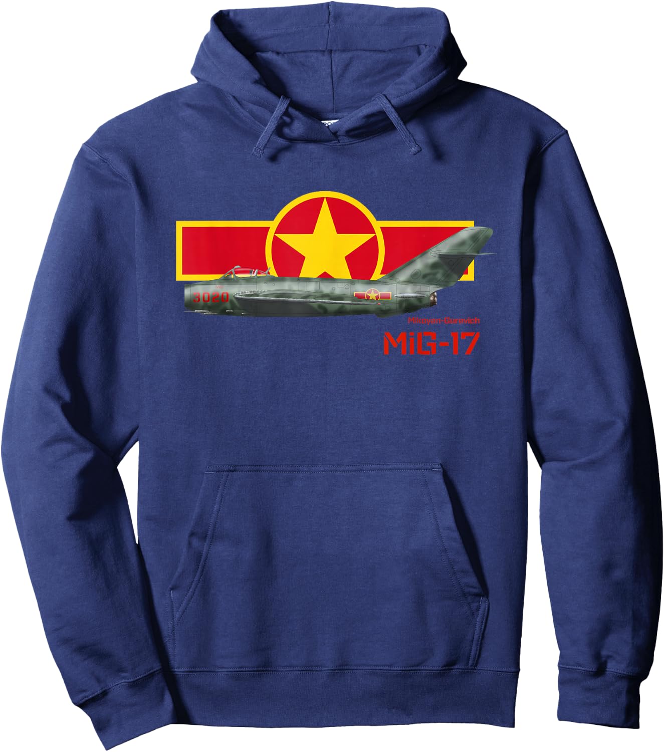 Bear Cave Designs MiG-17 (North Vietnam) Hoodie - Hoodie | Navy