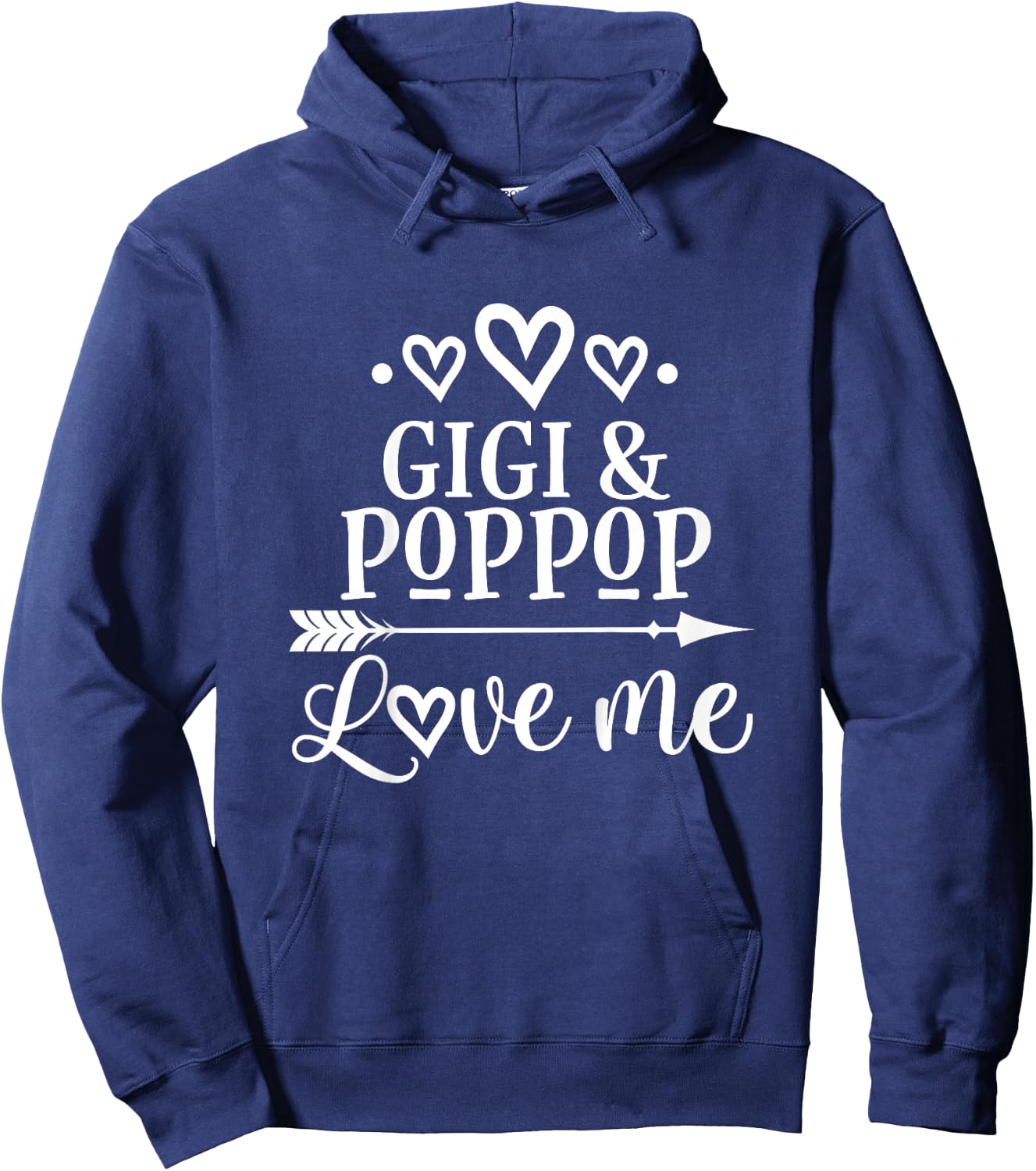 Gigi and PopPop Love Me Hoodie - Hoodie | Navy