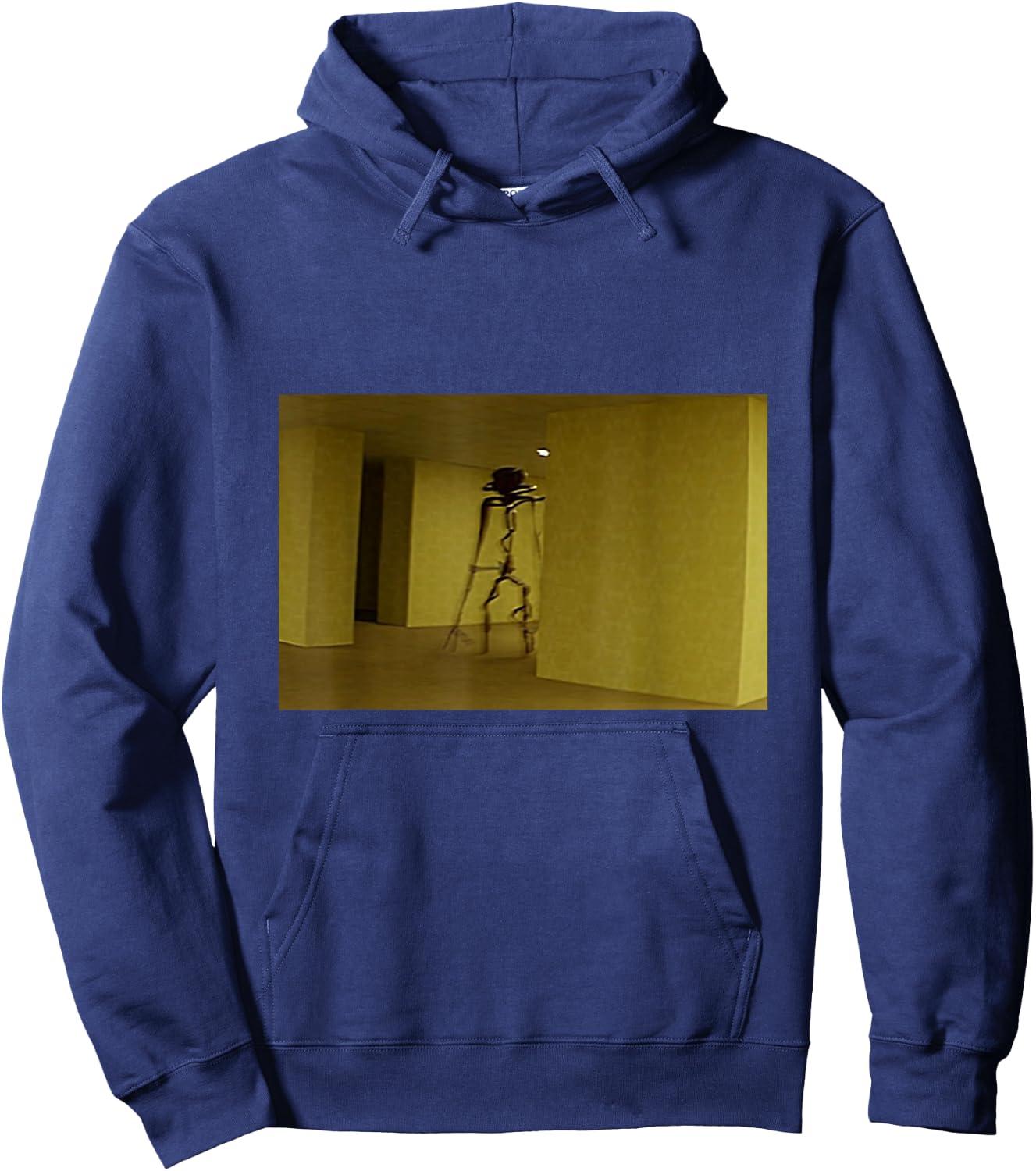 Welcome to The Backrooms Creepypasta Meme Hoodie - Hoodie | Navy