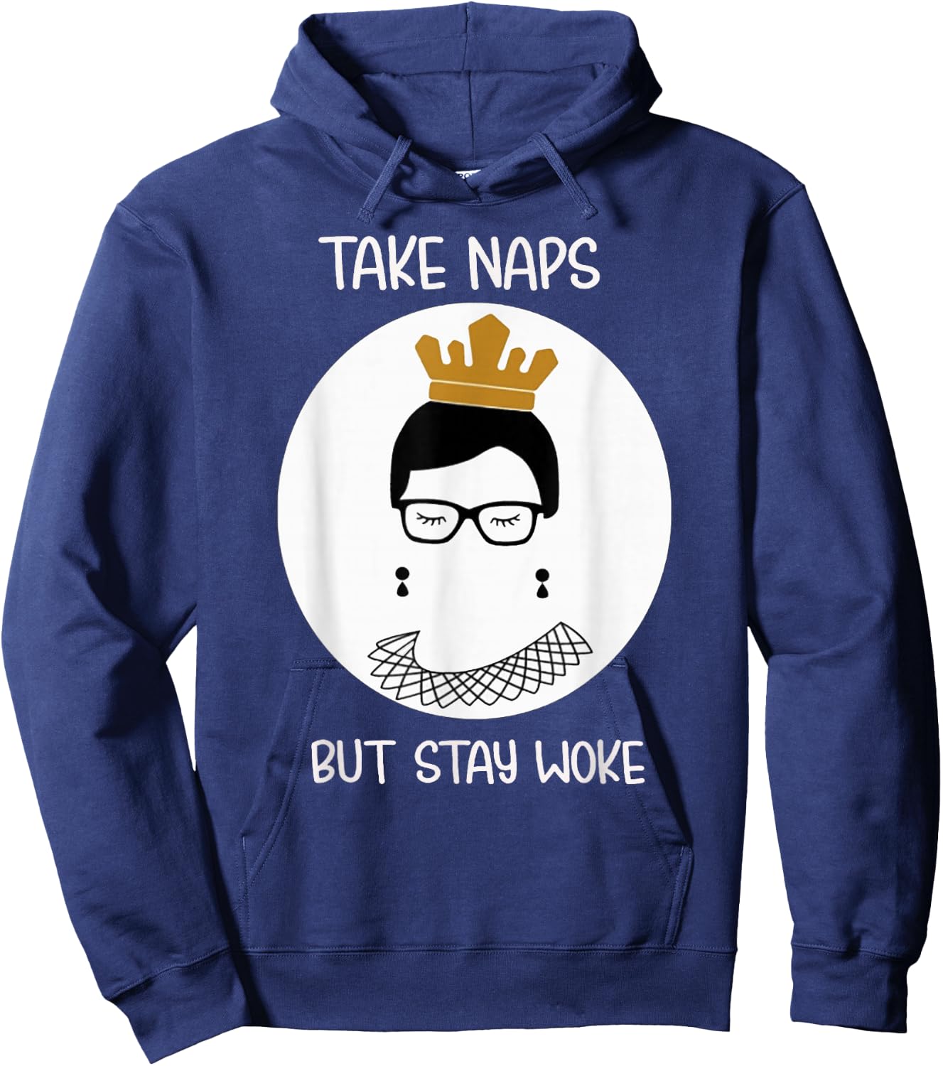 Take Naps But Stay-Woke Gift Hoodie - Hoodie | Navy