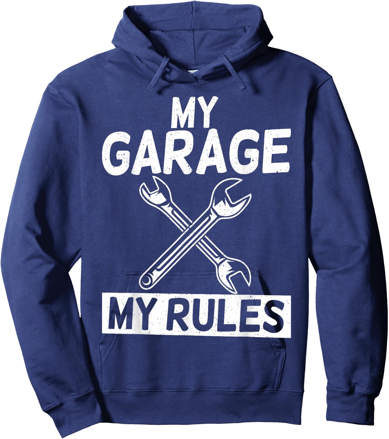 My Garage my Rules Repair Mechanic Hoodie - Hoodie | Navy