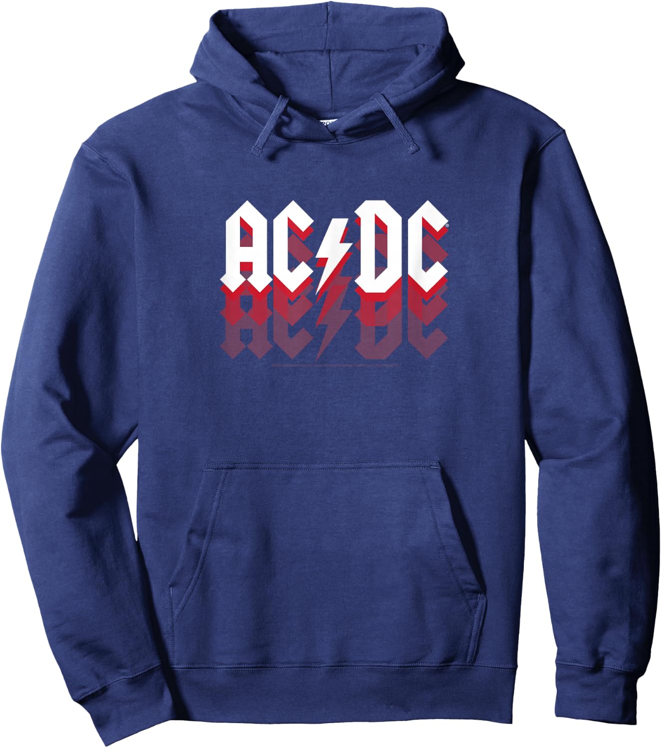 ACDC - Logo Fade Hoodie - Hoodie | Navy
