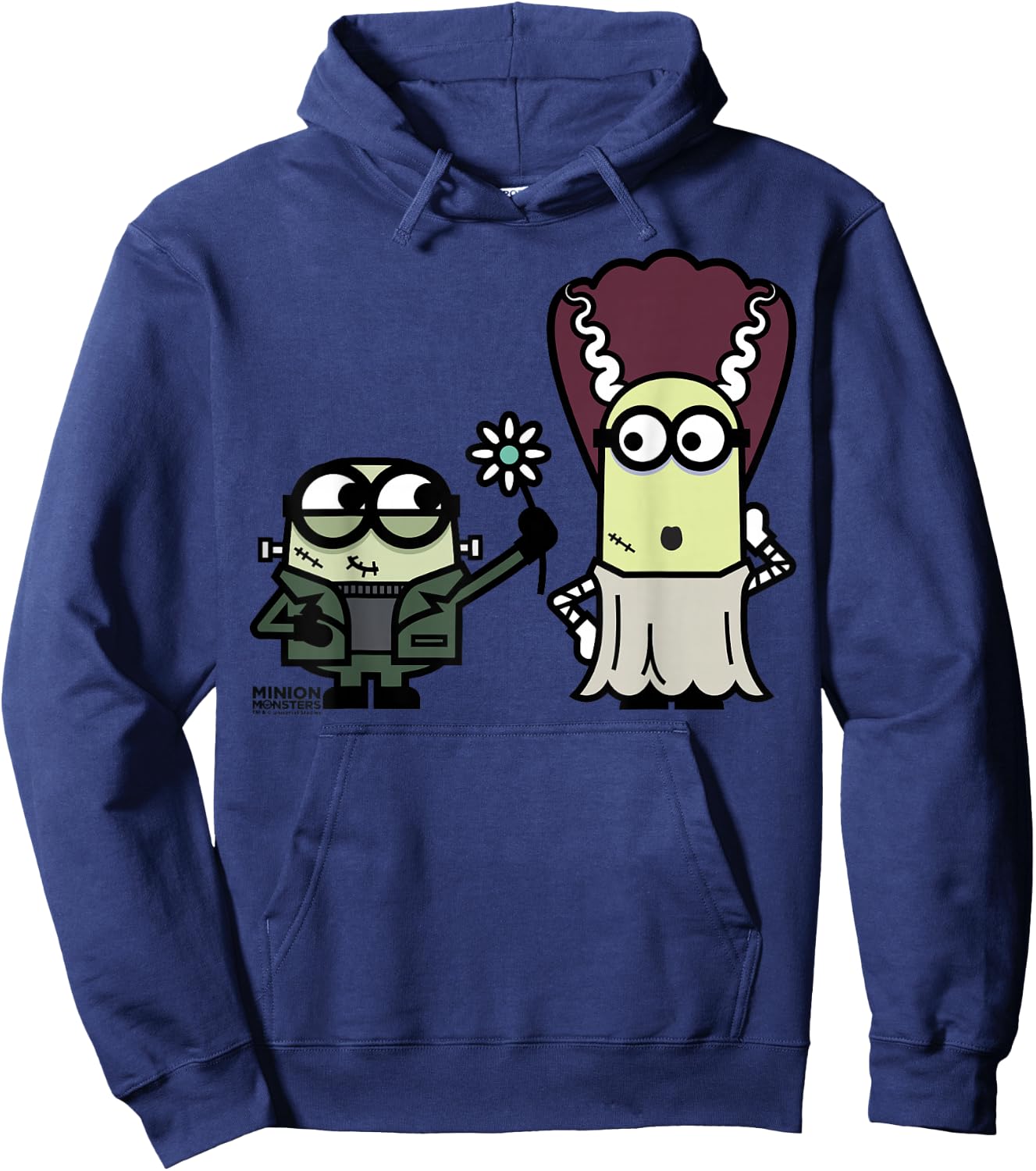 Despicable Me Franken Minions Bride Graphic Hoodie - Hoodie | Navy