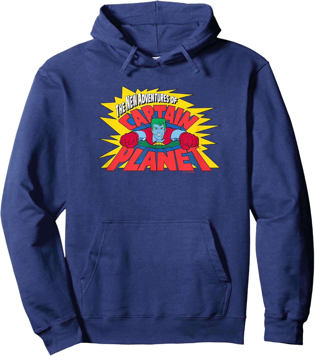 Captain Planet New Adventures logo Hoodie - Hoodie | Navy