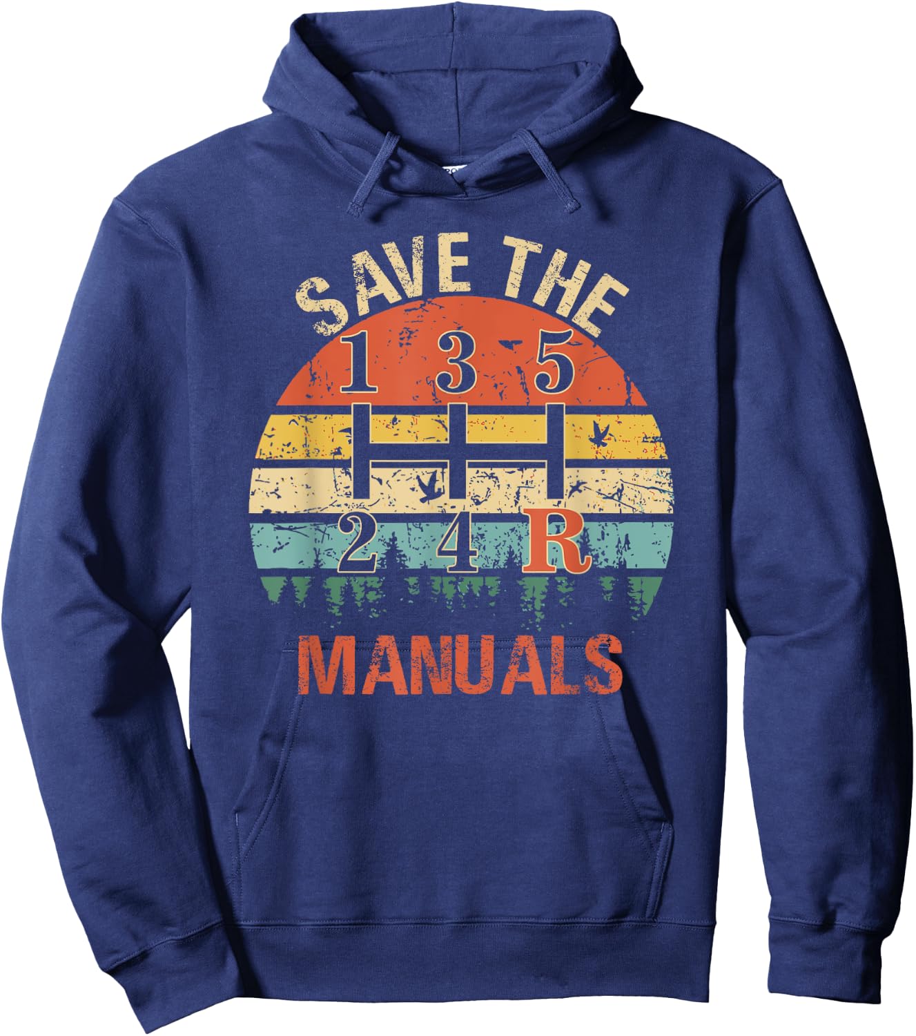 Save The Manuals - Funny 3 Pedals Car Women Hoodie - Hoodie | Navy