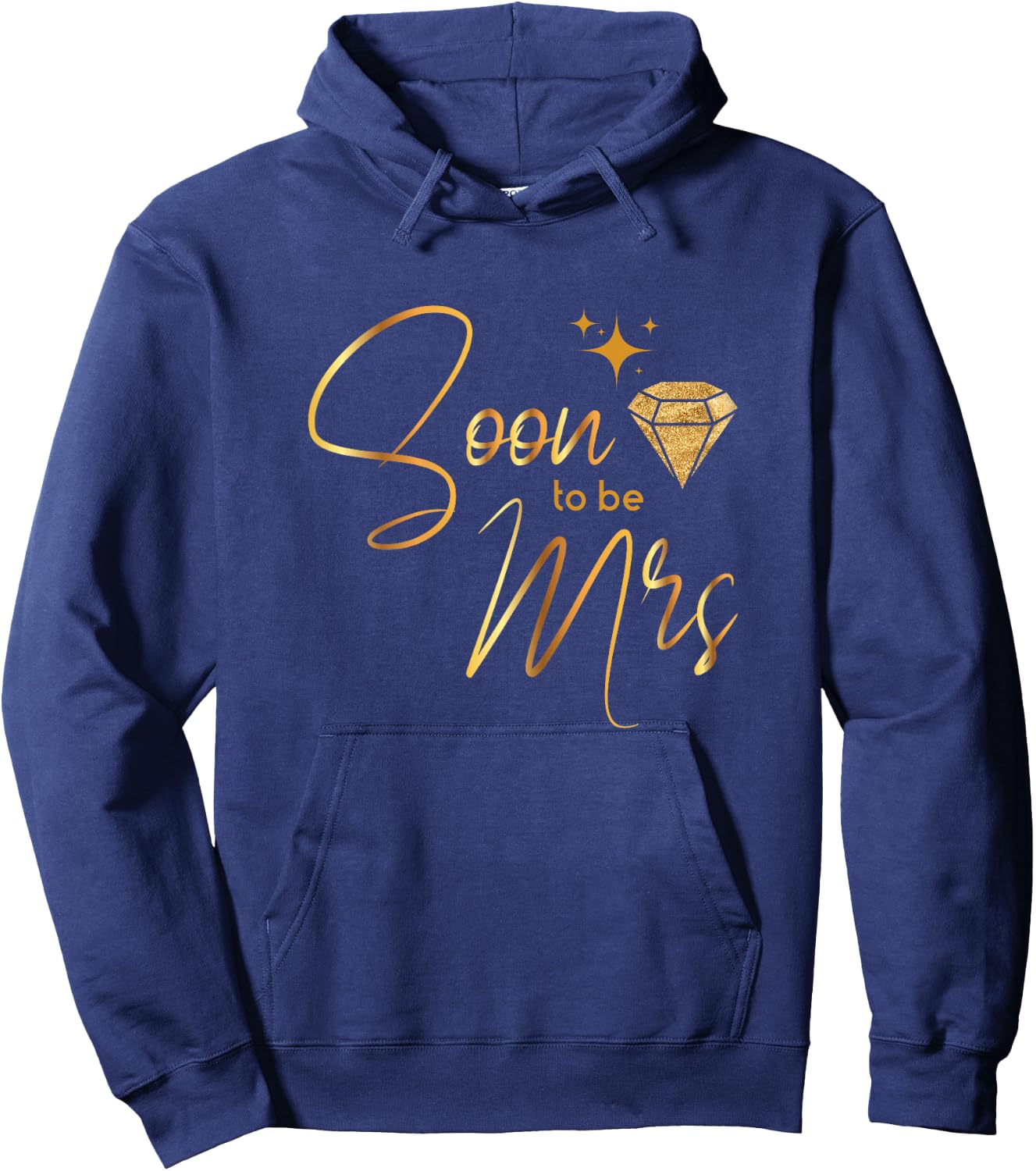 Soon To Be Mrs - Bride Hen Night Bridal Shower Hoodie - Hoodie | Navy