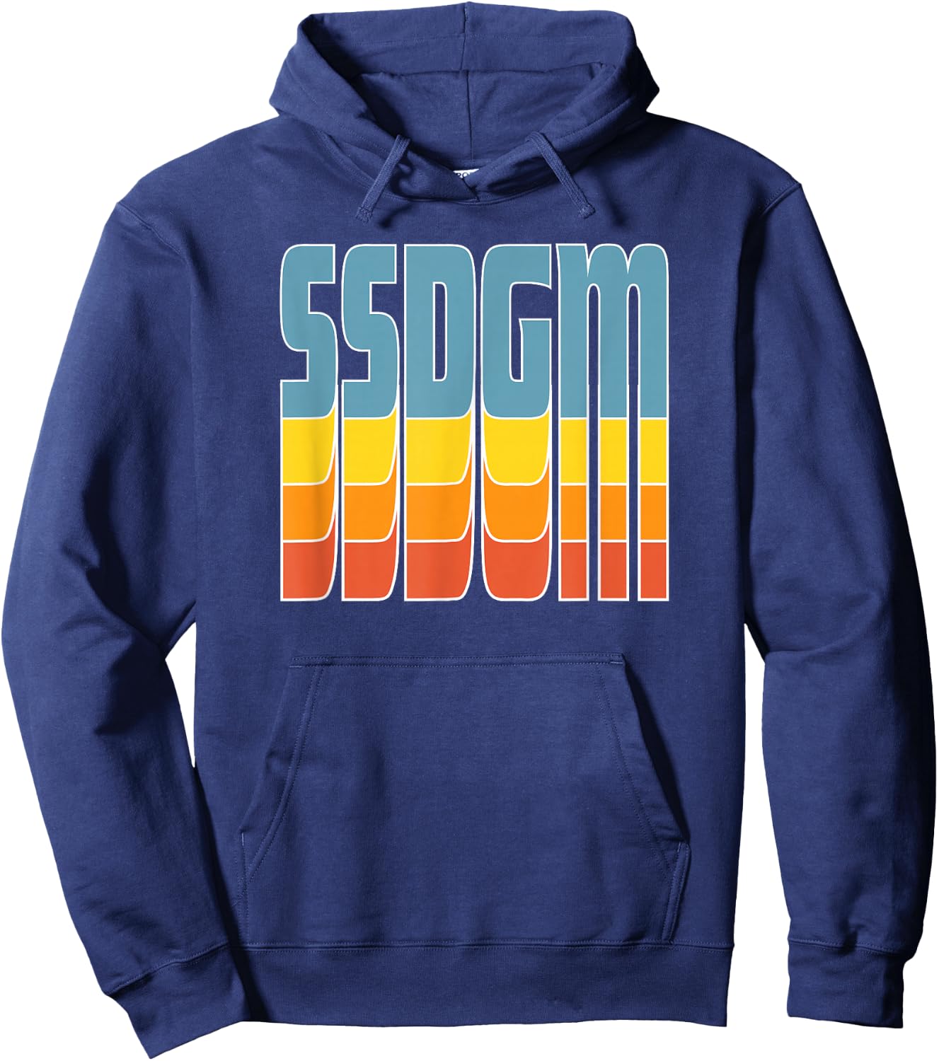 SSDGM Retro Classic Vintage Hoodie - Hoodie | Navy