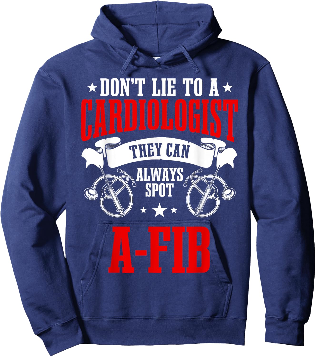 Cardiologist Cardiac Surgeon Physician Hoodie - Hoodie | Navy