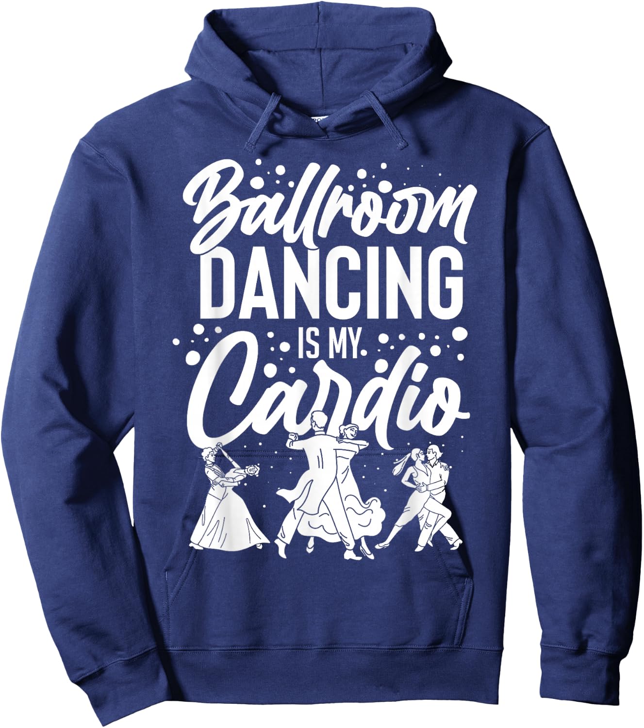Ballroom Dancing Beginner Music Dancer Lessons Hoodie - Hoodie | Navy