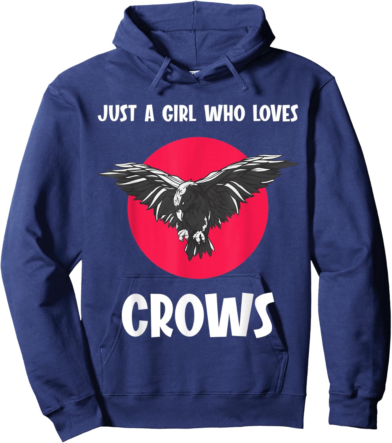 Crows Raven Ravens Bird Black Crow Hoodie - Hoodie | Navy