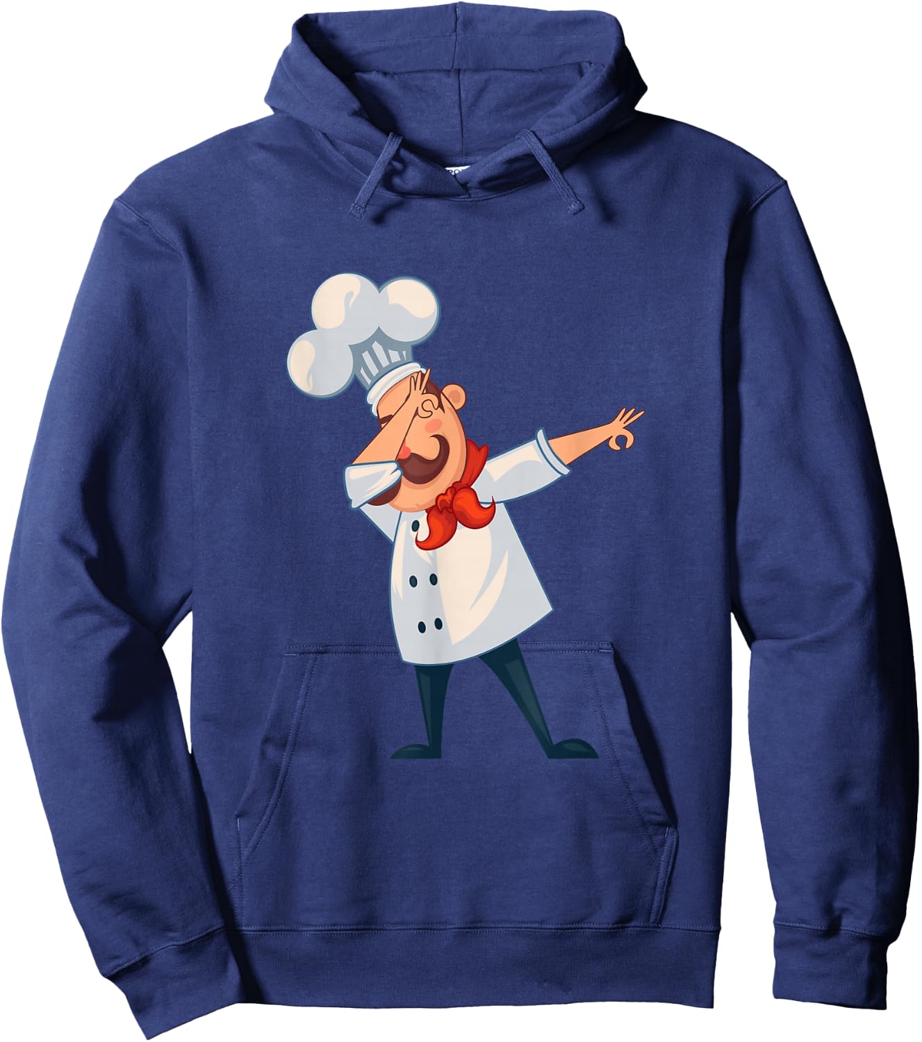 Dabbing Chef Comic Artwork For A Chef Hoodie - Hoodie | Navy