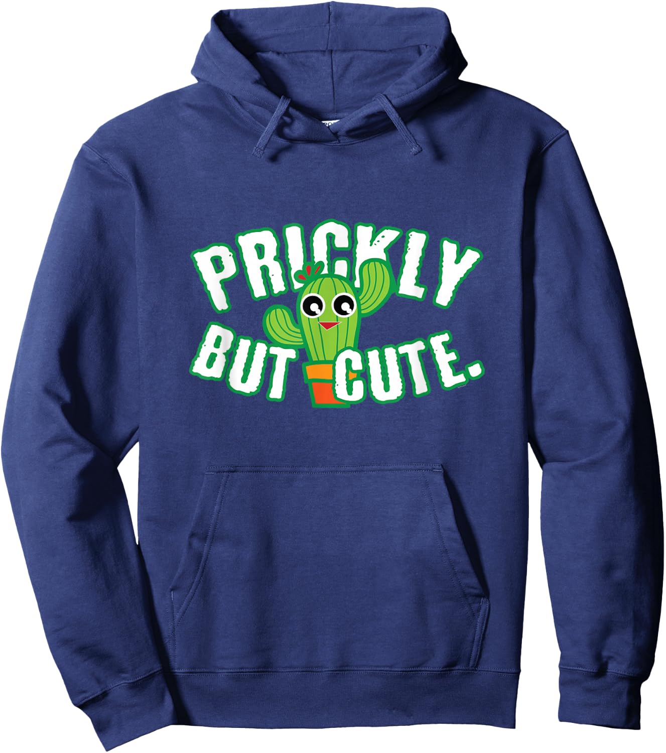 Cute Cactus Gardening Art Hoodie - Hoodie | Navy