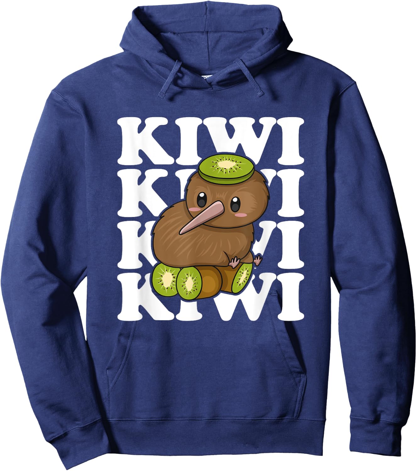 Kiwi New Zealand Quote for a Kiwi Bird Lover Hoodie - Hoodie | Navy