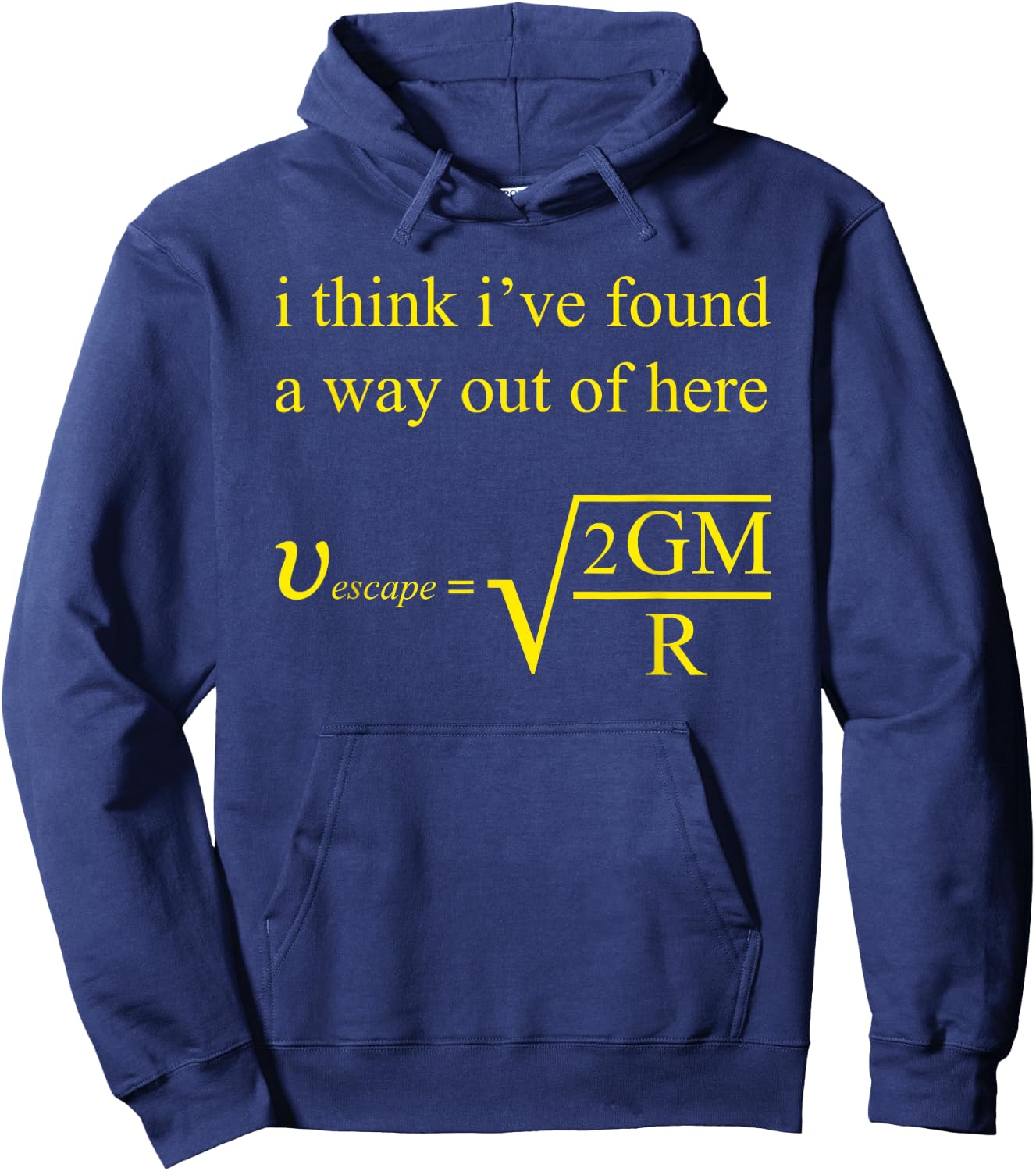 I Think I've Found A Way Out Of Here Hoodie - Hoodie | Navy