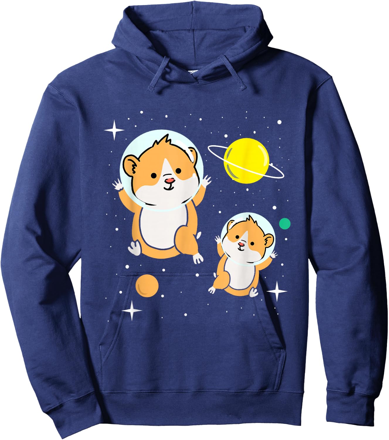 Hamster In Space Hamster Lover Gift Hoodie - Hoodie | Navy