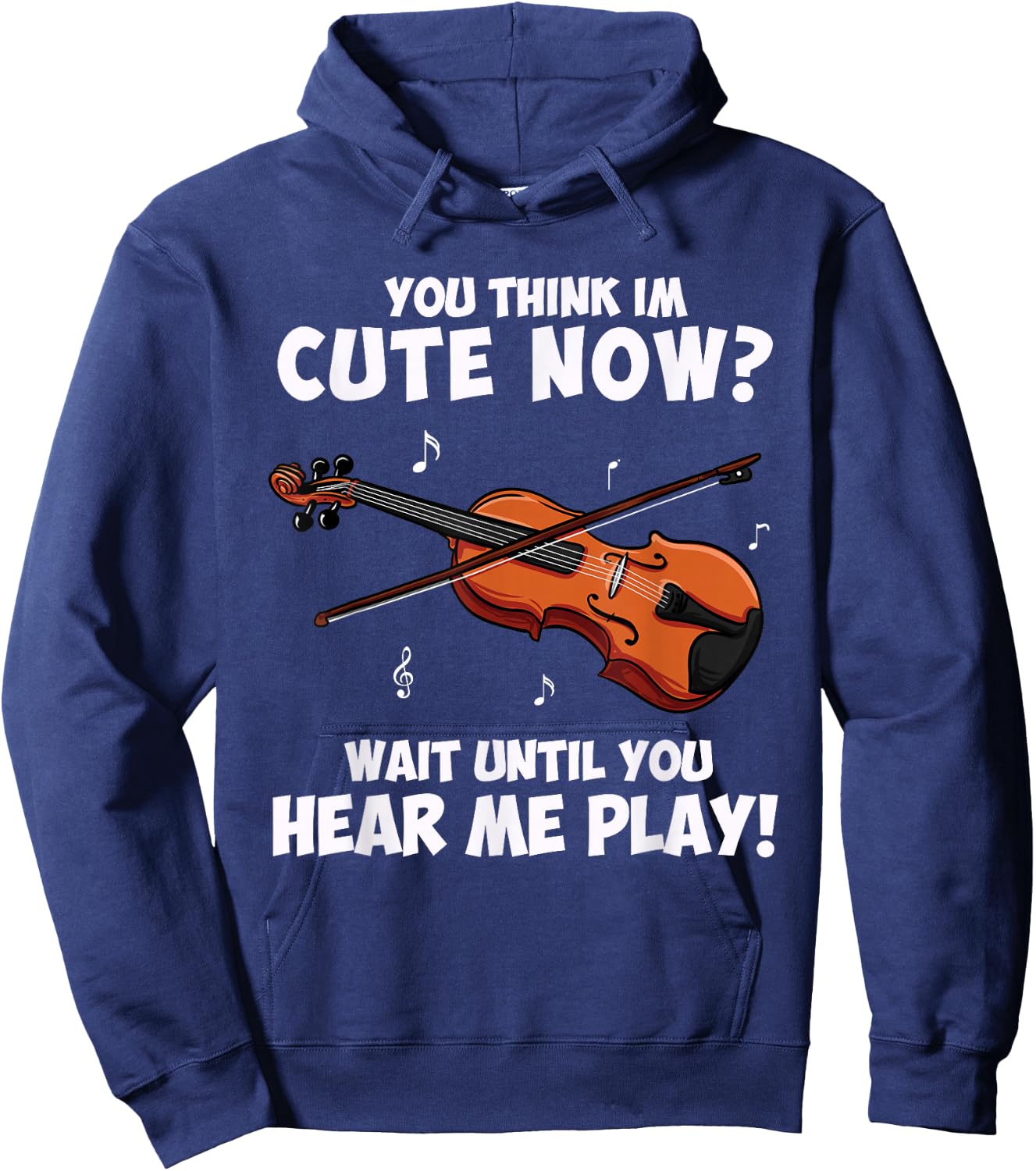 Violin Player Gift - Violinist Hoodie - Hoodie | Navy