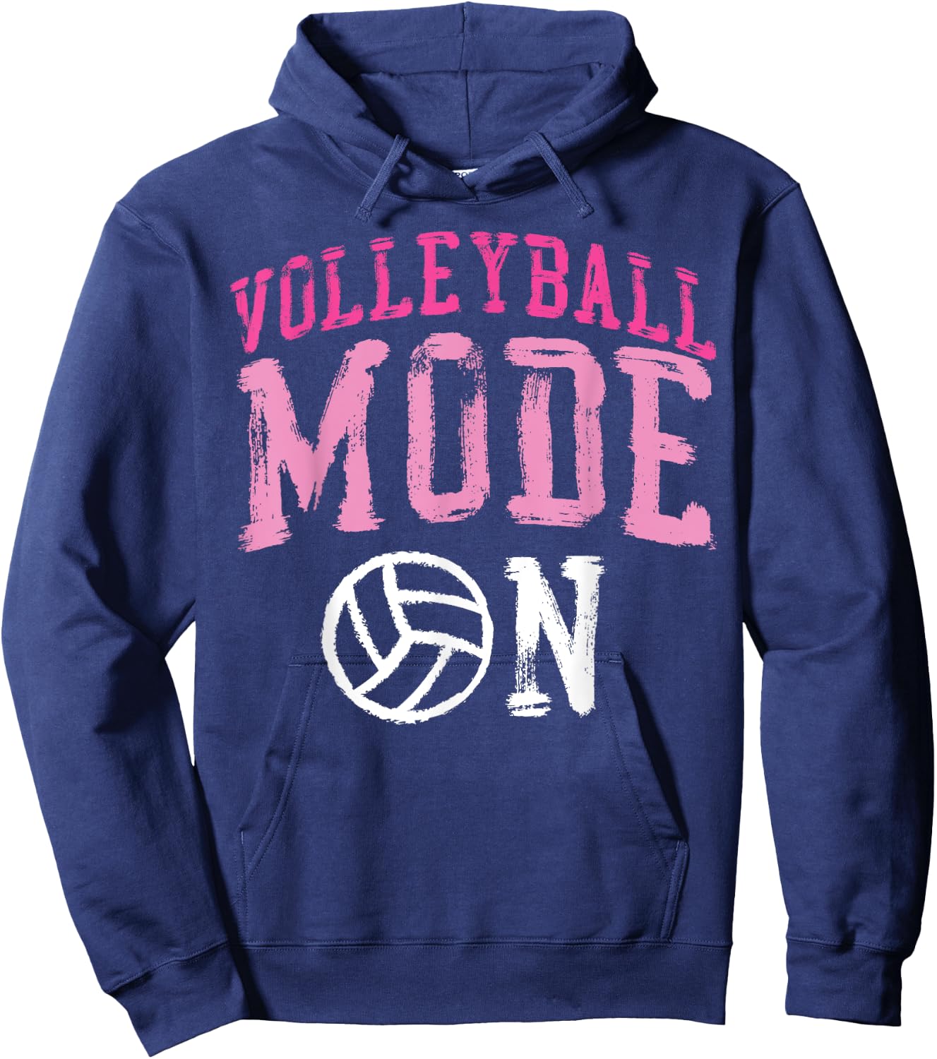 Volleyball Player Team Volleyball Mode On Hoodie - Hoodie | Navy
