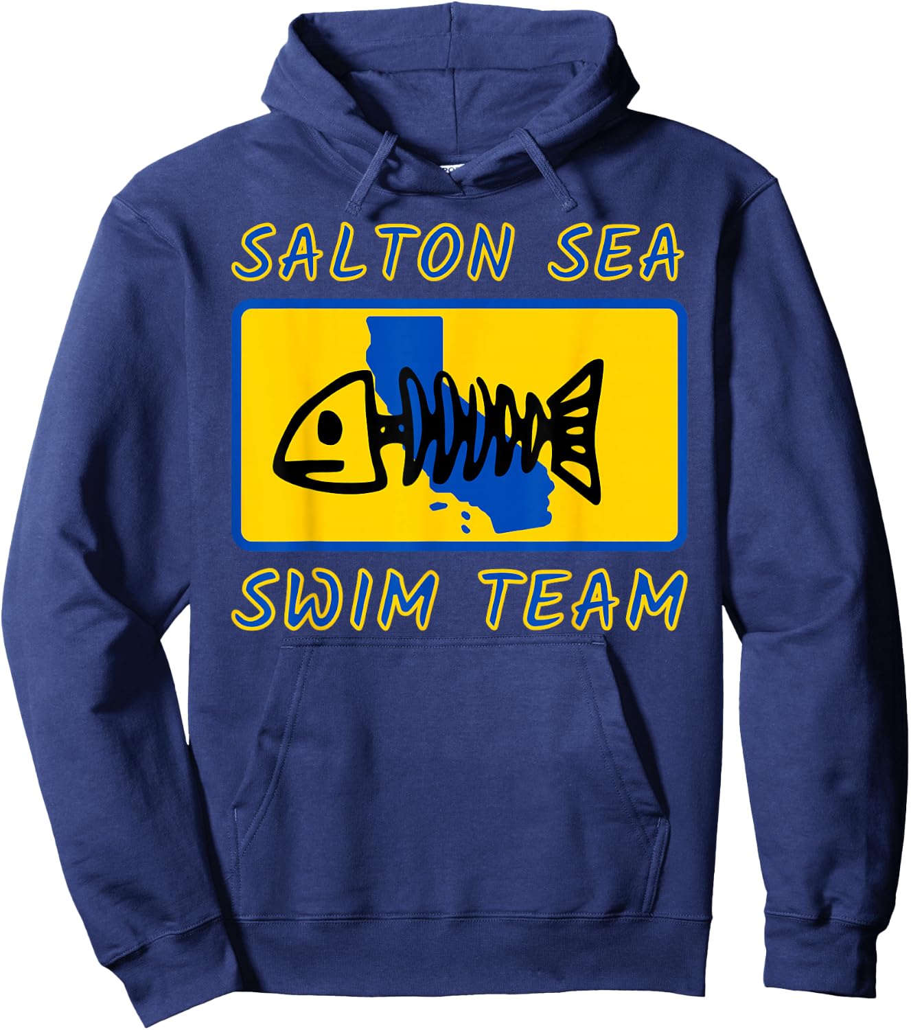 Salton Sea Swim Team Graphic Hoodie - Hoodie | Navy