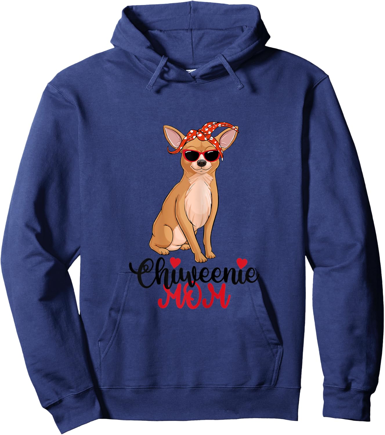 Chiweenie Dog Chiweenie Mom Hoodie - Hoodie | Navy