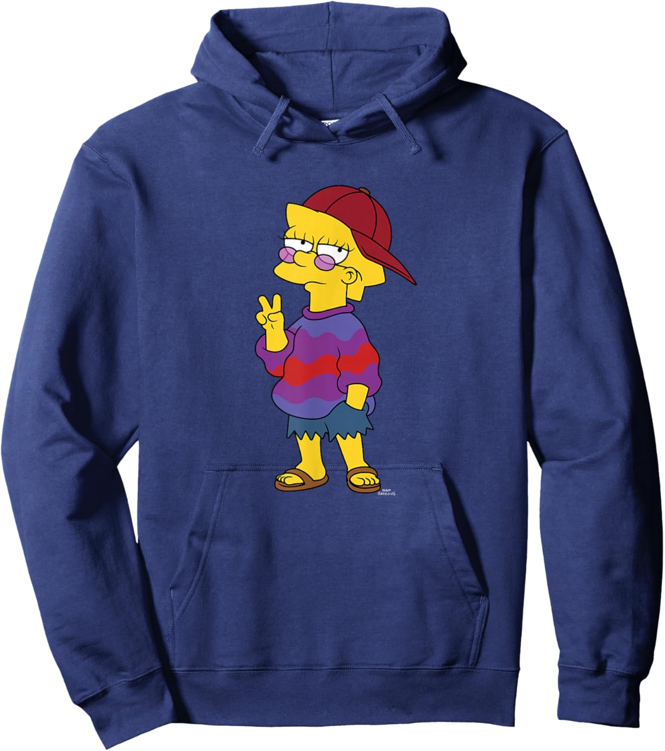 The Simpsons Cool Lisa C2 Hoodie - Hoodie | Navy