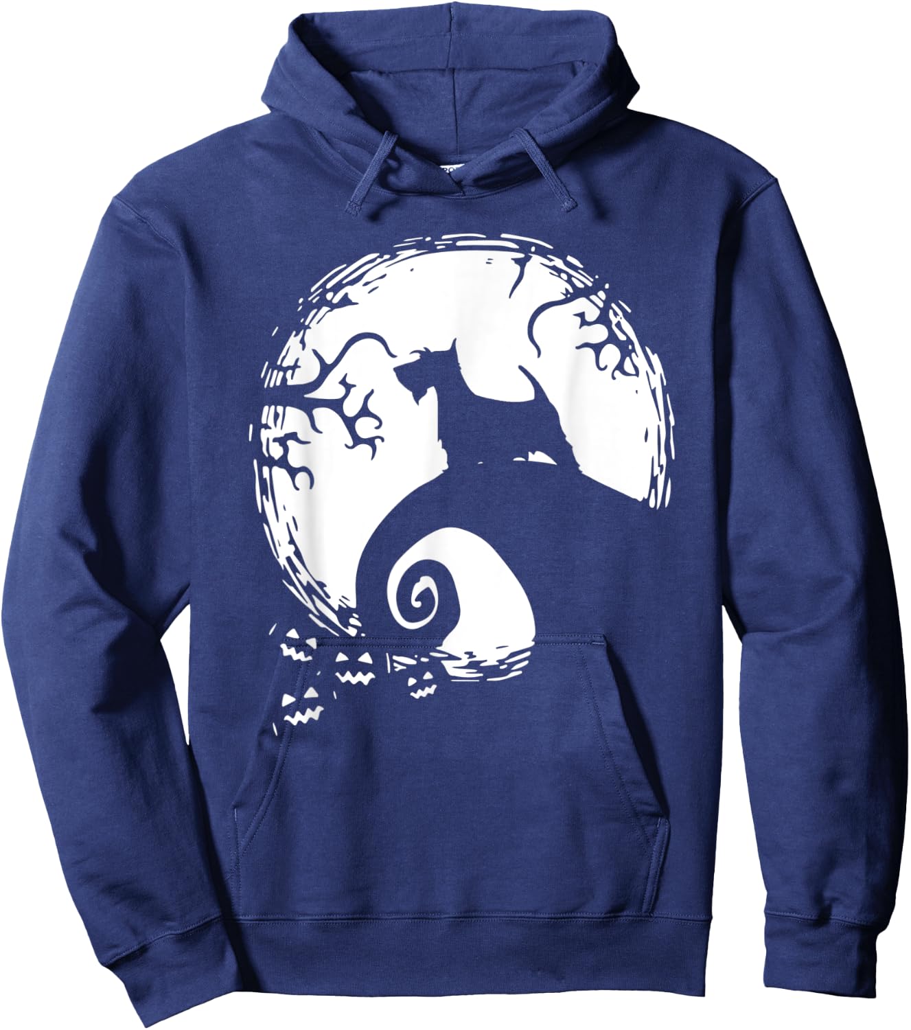 Scottish Terrier Moon Halloween Hoodie - Hoodie | Navy