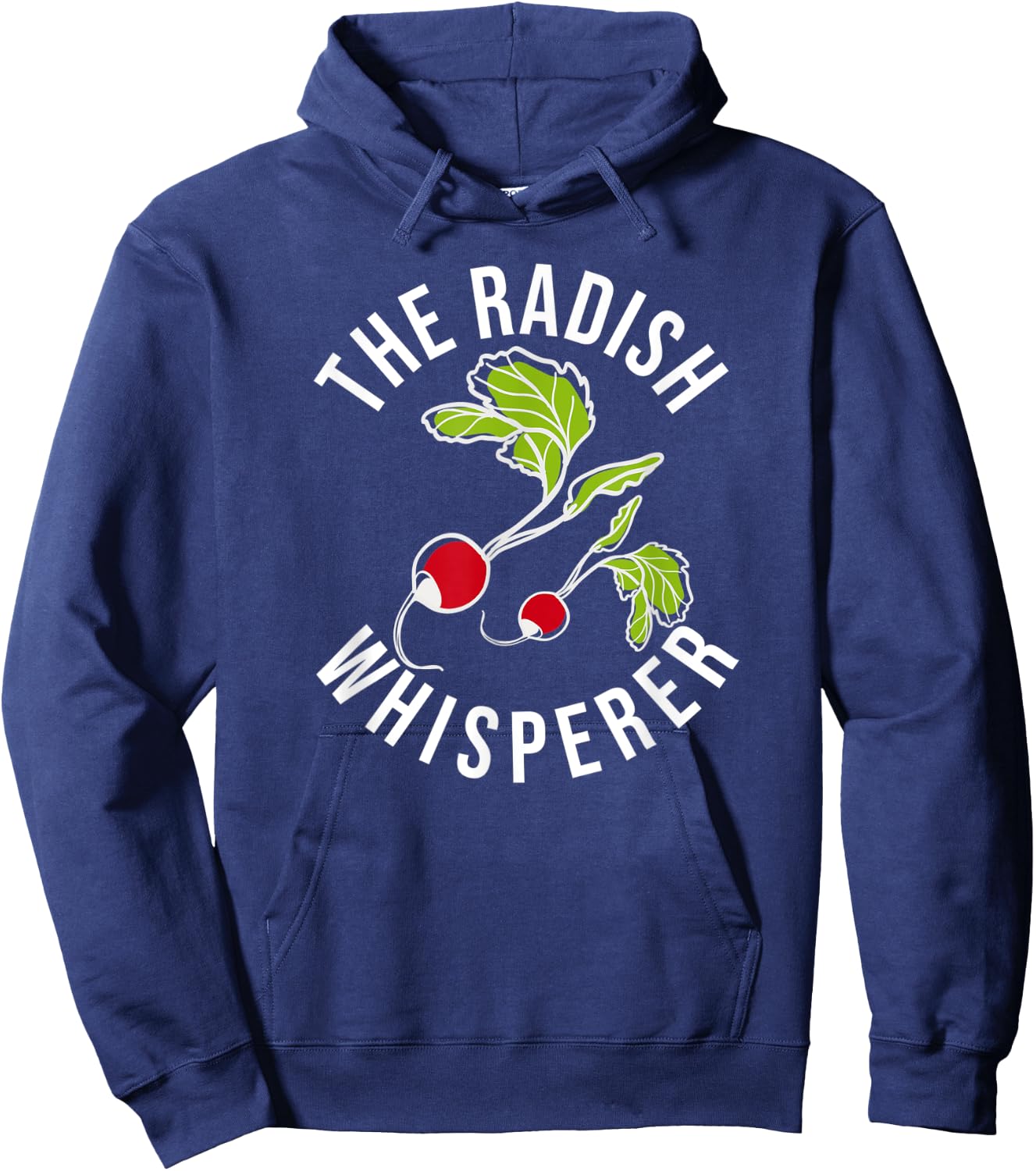 The Radish Whisperer Funny Radish Farmer Hoodie - Hoodie | Navy