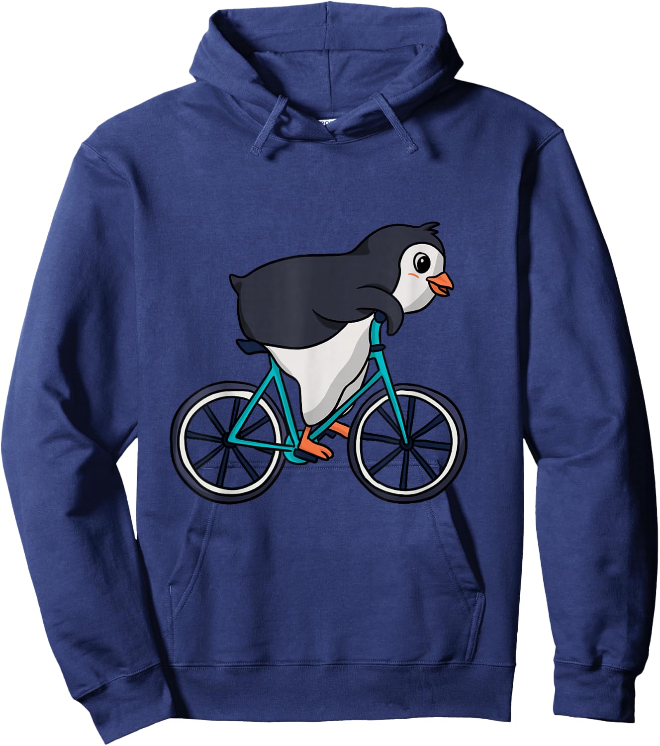 Bicycle Penguin Cycling Hoodie - Hoodie | Navy
