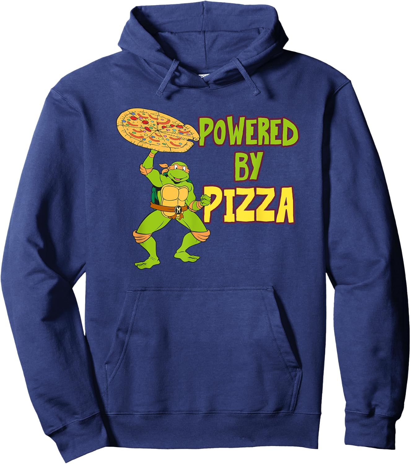 Michelangelo - Powered by Pizza Hoodie - Hoodie | Navy