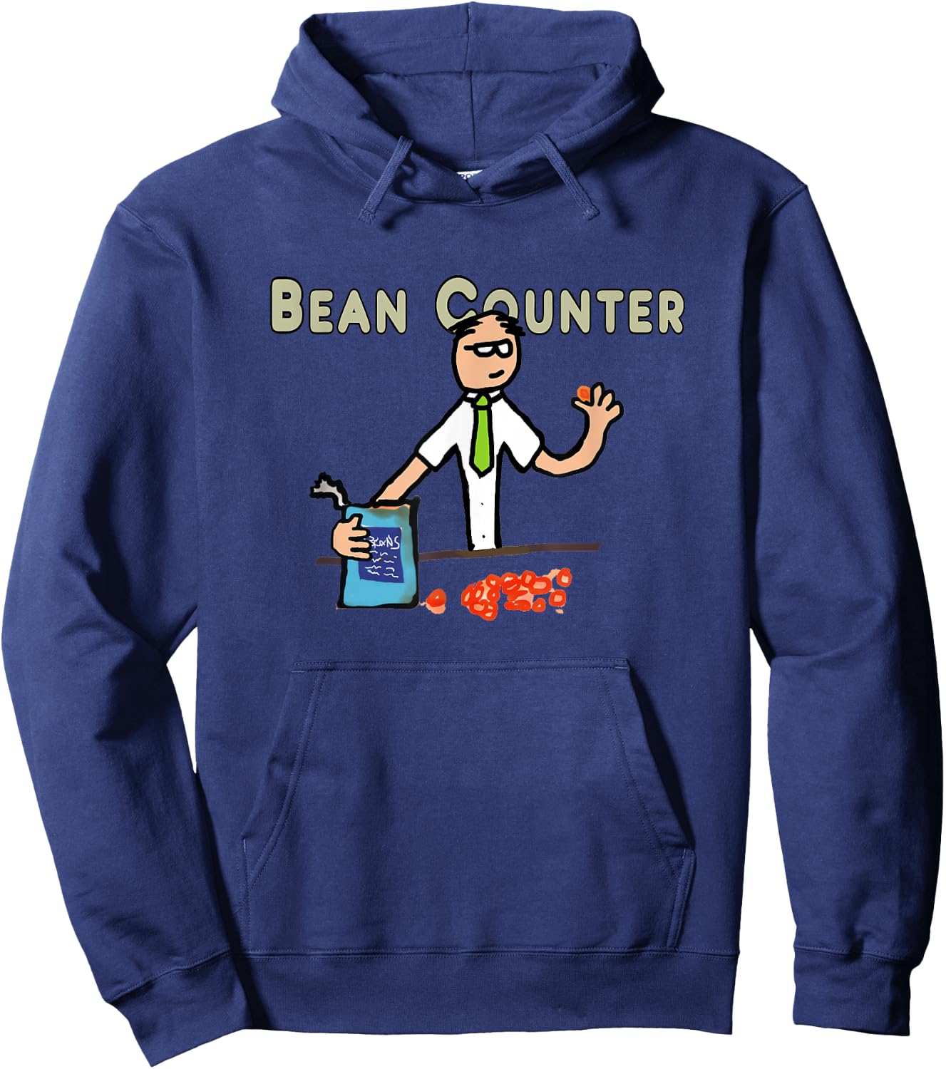 Accountant Bean Counter Hoodie - Hoodie | Navy