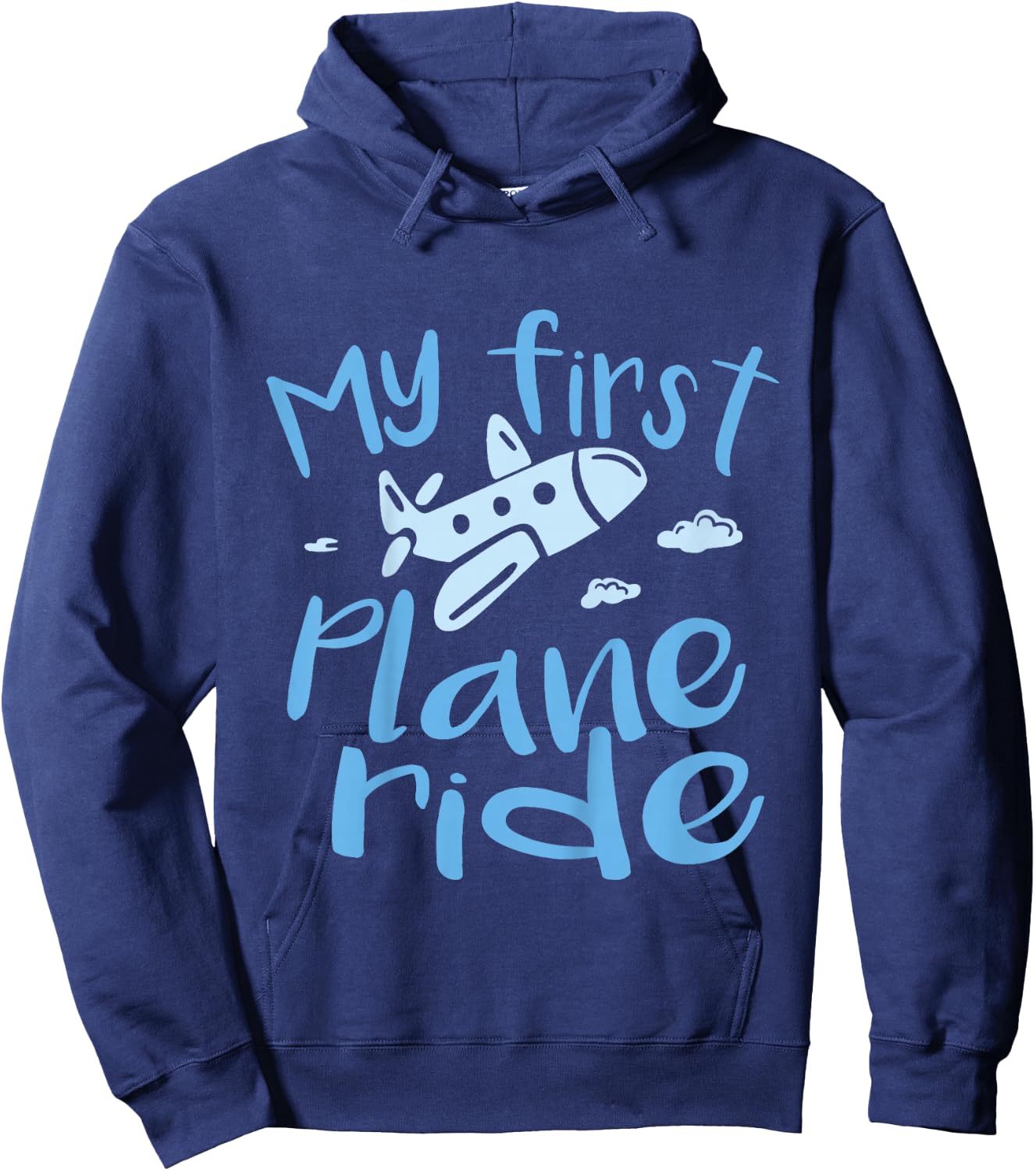Kids My first plane ride Hoodie - Hoodie | Navy