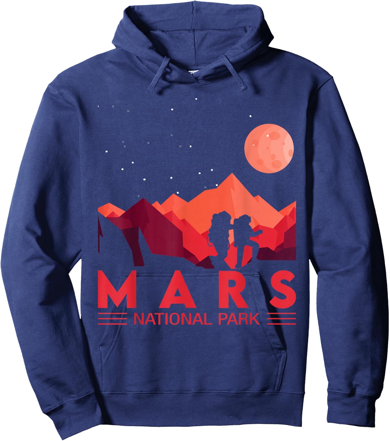 Red Planet | Space National Park - Funny Mars Hoodie - Hoodie | Navy
