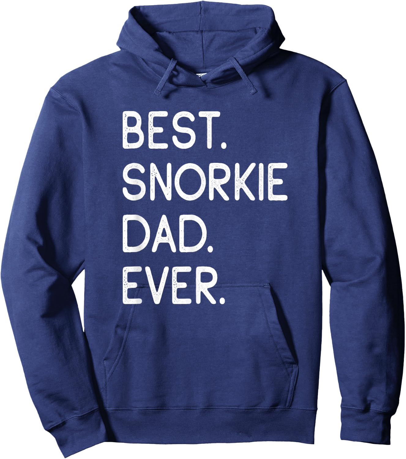 Snorkies Best Snorkie Dad Ever Hoodie - Hoodie | Navy