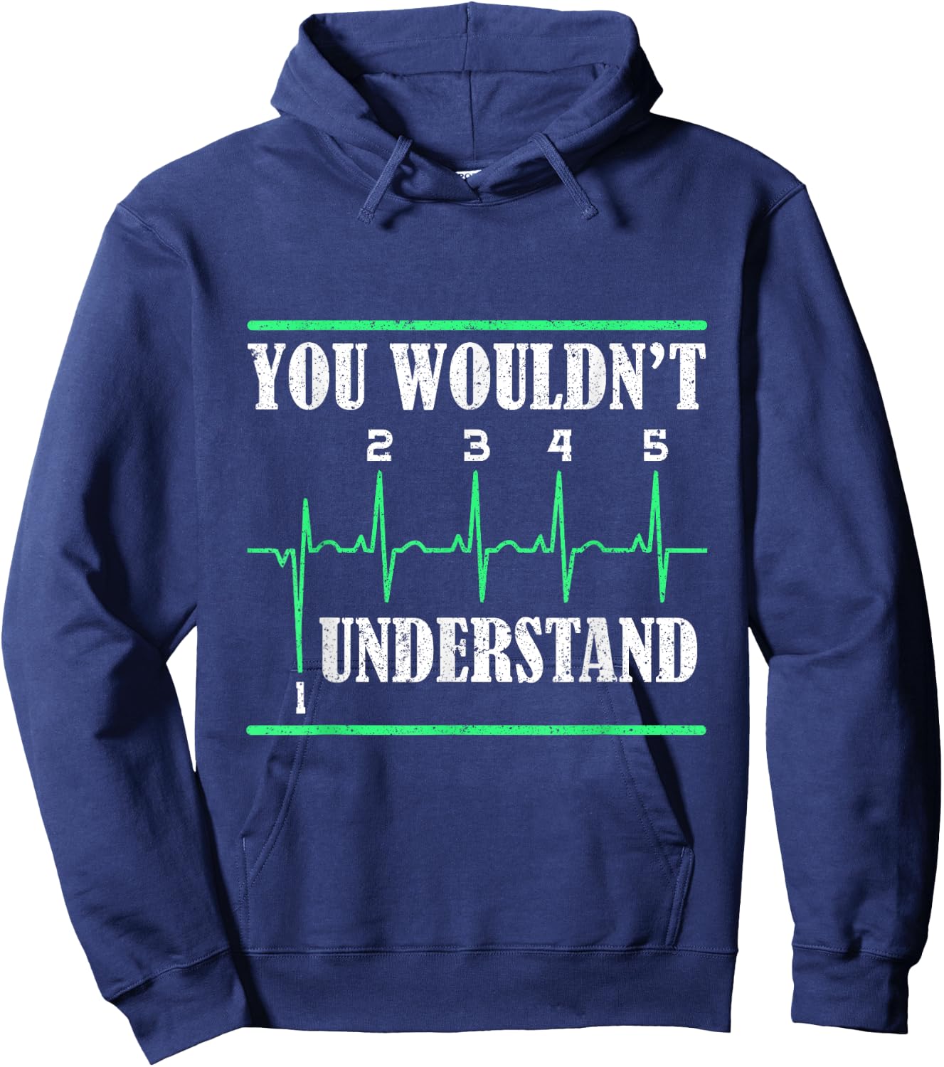 12345 You Wouldn'T Understand Motorcyclist Hoodie - Hoodie | Navy