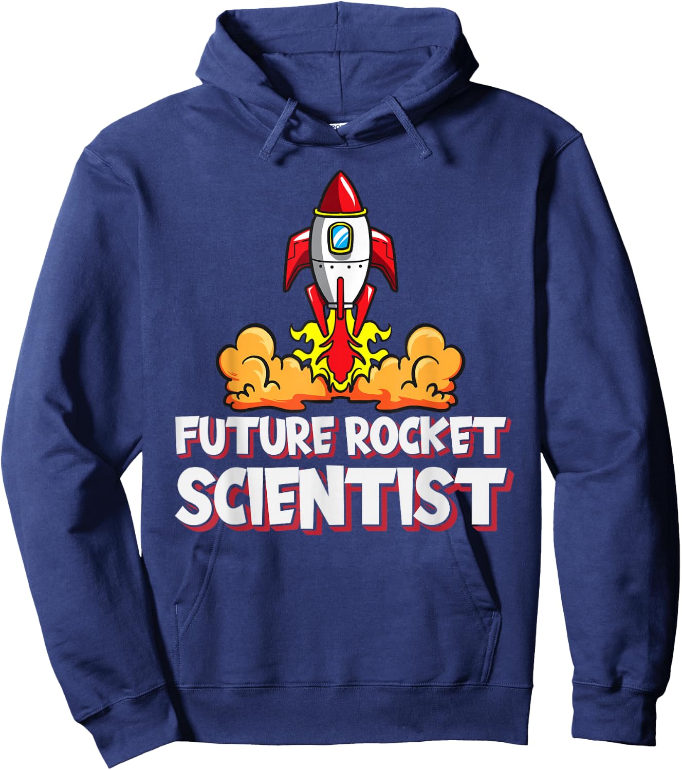 Future Rocket Scientist - Funny Rocket Science Hoodie - Hoodie | Navy