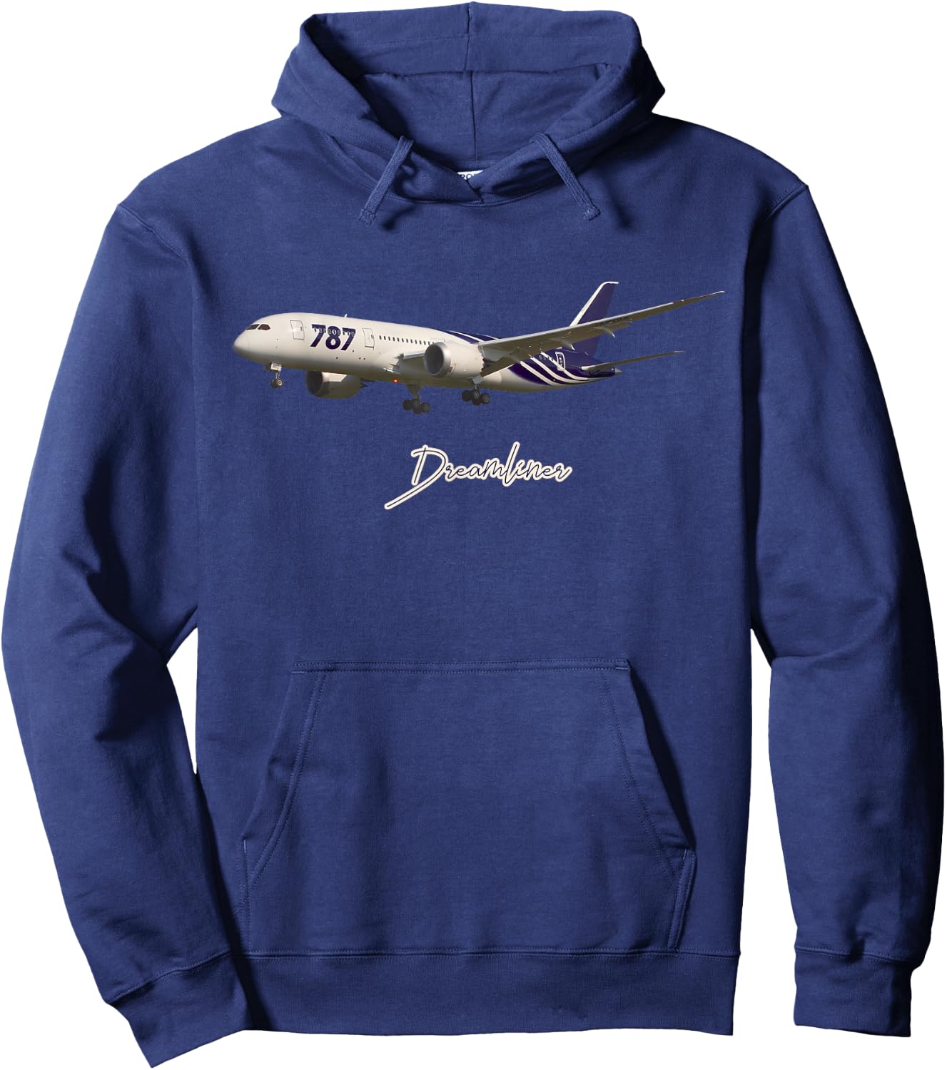 787 Passenger Plane Hoodie - Hoodie | Navy