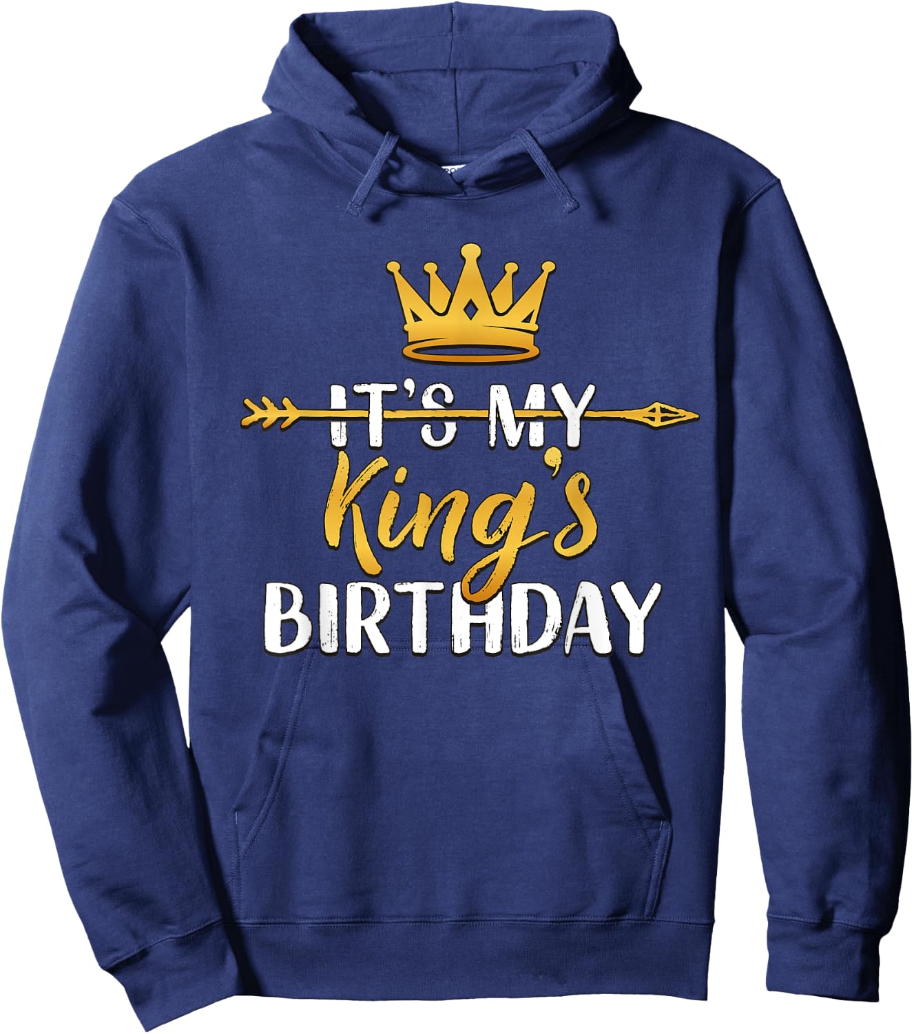 It's My King's Birthday Party Idea Hoodie - Hoodie | Navy