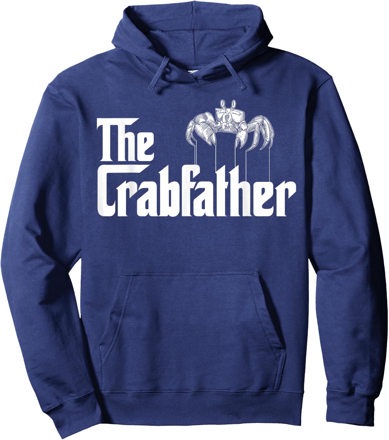 Crab Fishing Dad - The Crabfather Hoodie - Hoodie | Navy