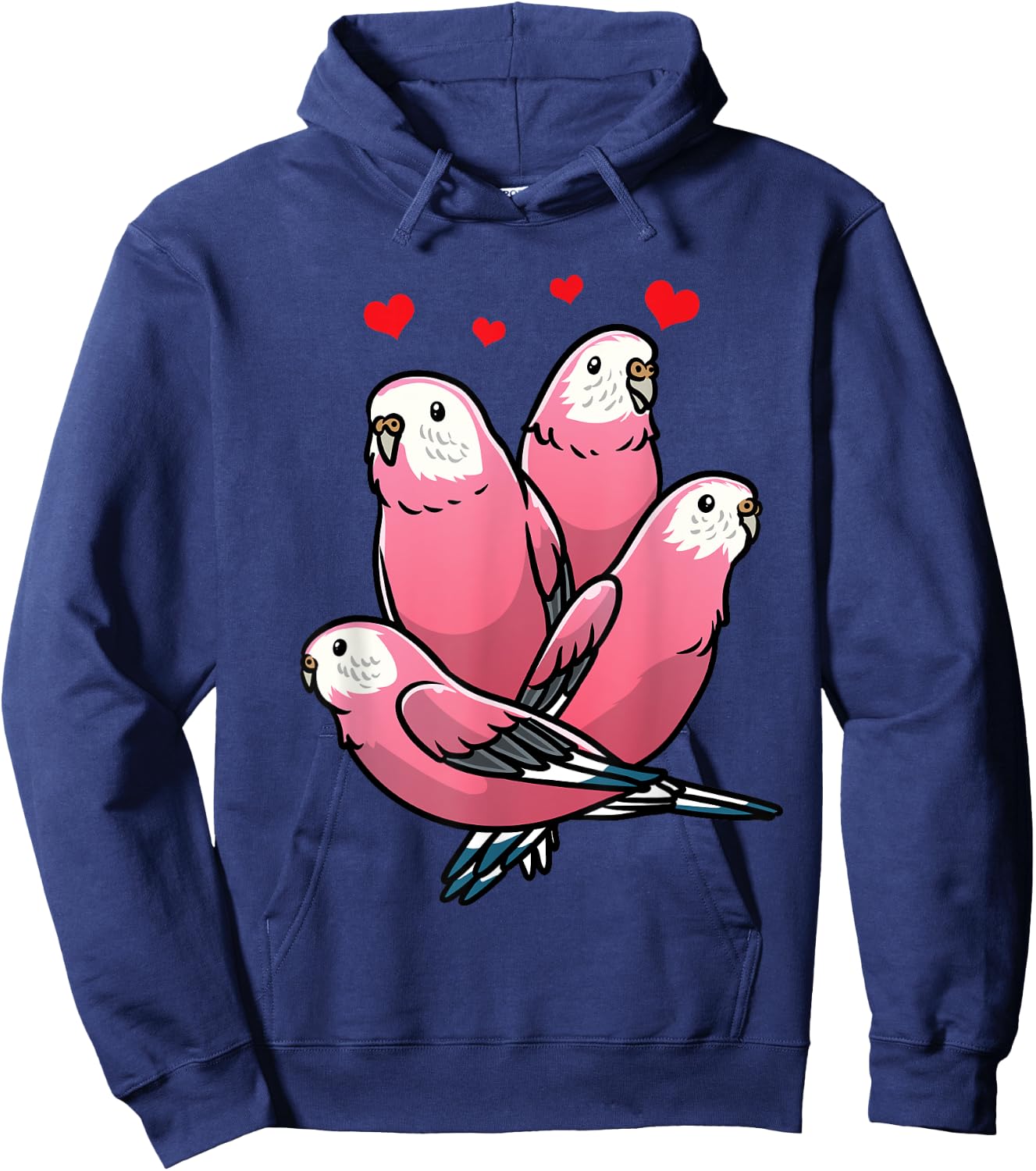 Bourke's parrot Bird Lover Parakeet Hoodie - Hoodie | Navy